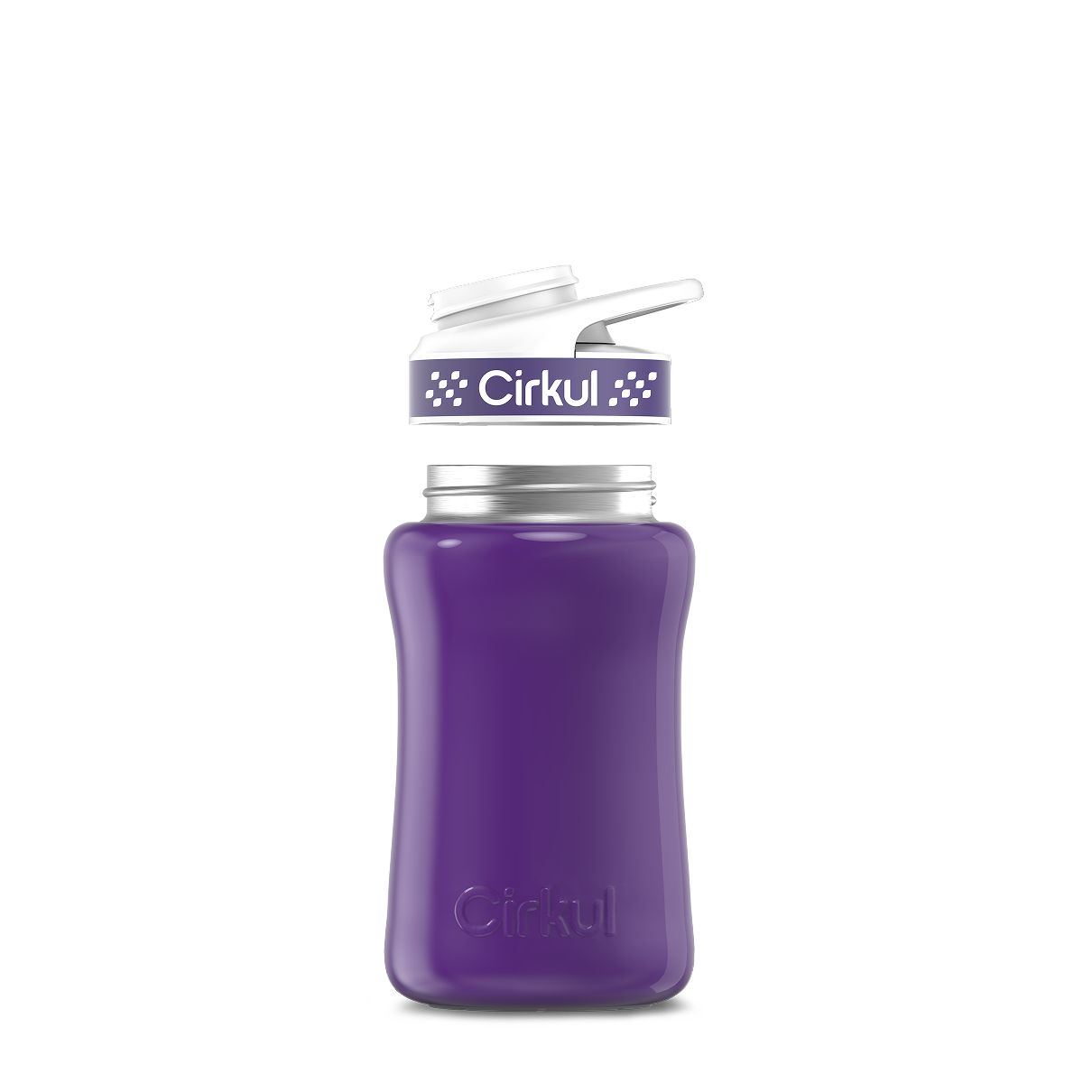 12oz. Stainless Steel Bottle & Comfort Grip Lid - Active Hold