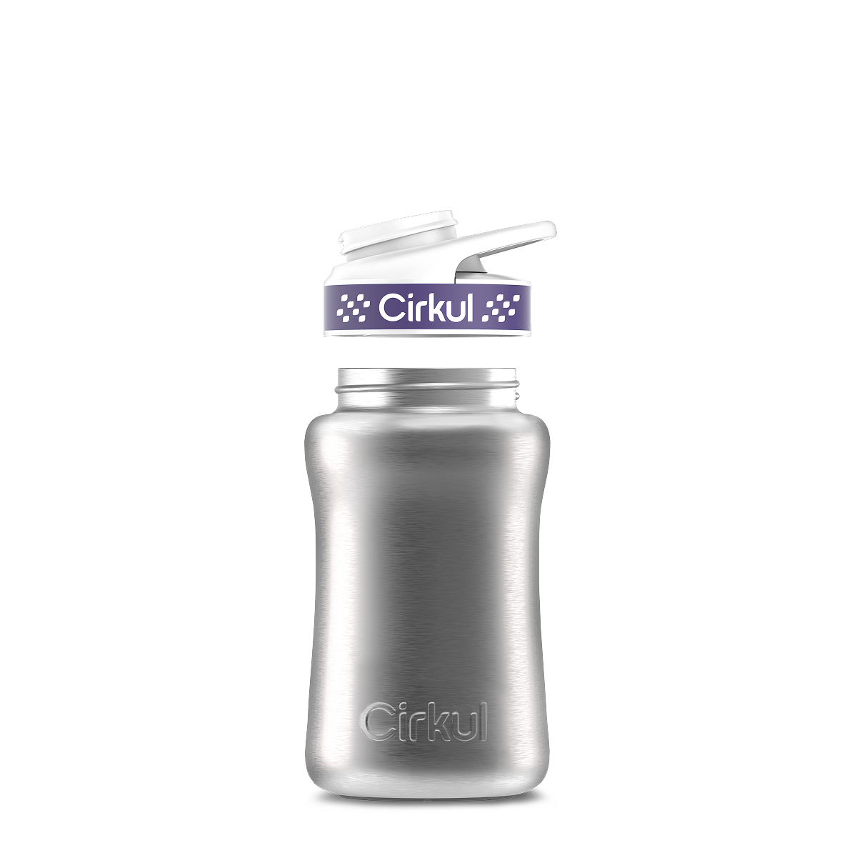 12oz. Stainless Steel Bottle & Comfort Grip Lid - Active Hold