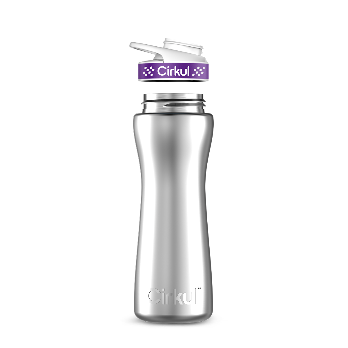 22oz. Stainless Steel Bottle & Comfort Grip Lid - Clean Grip