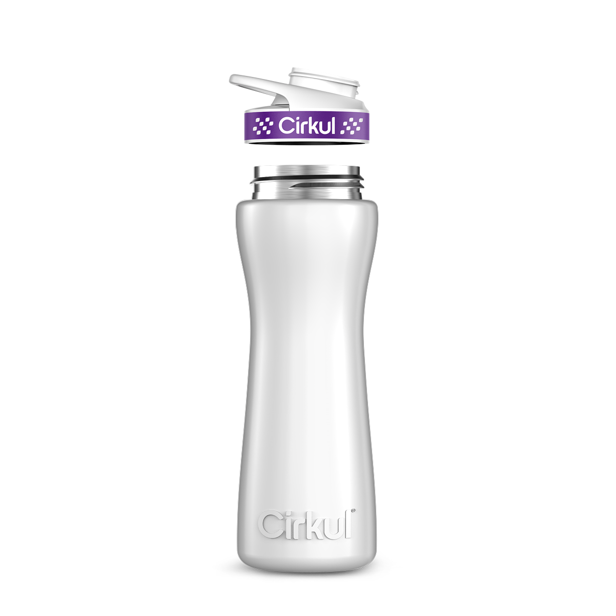 22oz. Stainless Steel Bottle & Comfort Grip Lid - Clean Grip