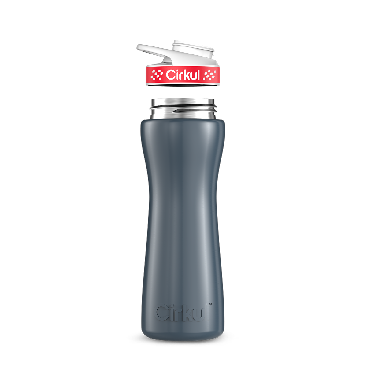 22oz. Stainless Steel Bottle & Comfort Grip Lid - Clean Grip