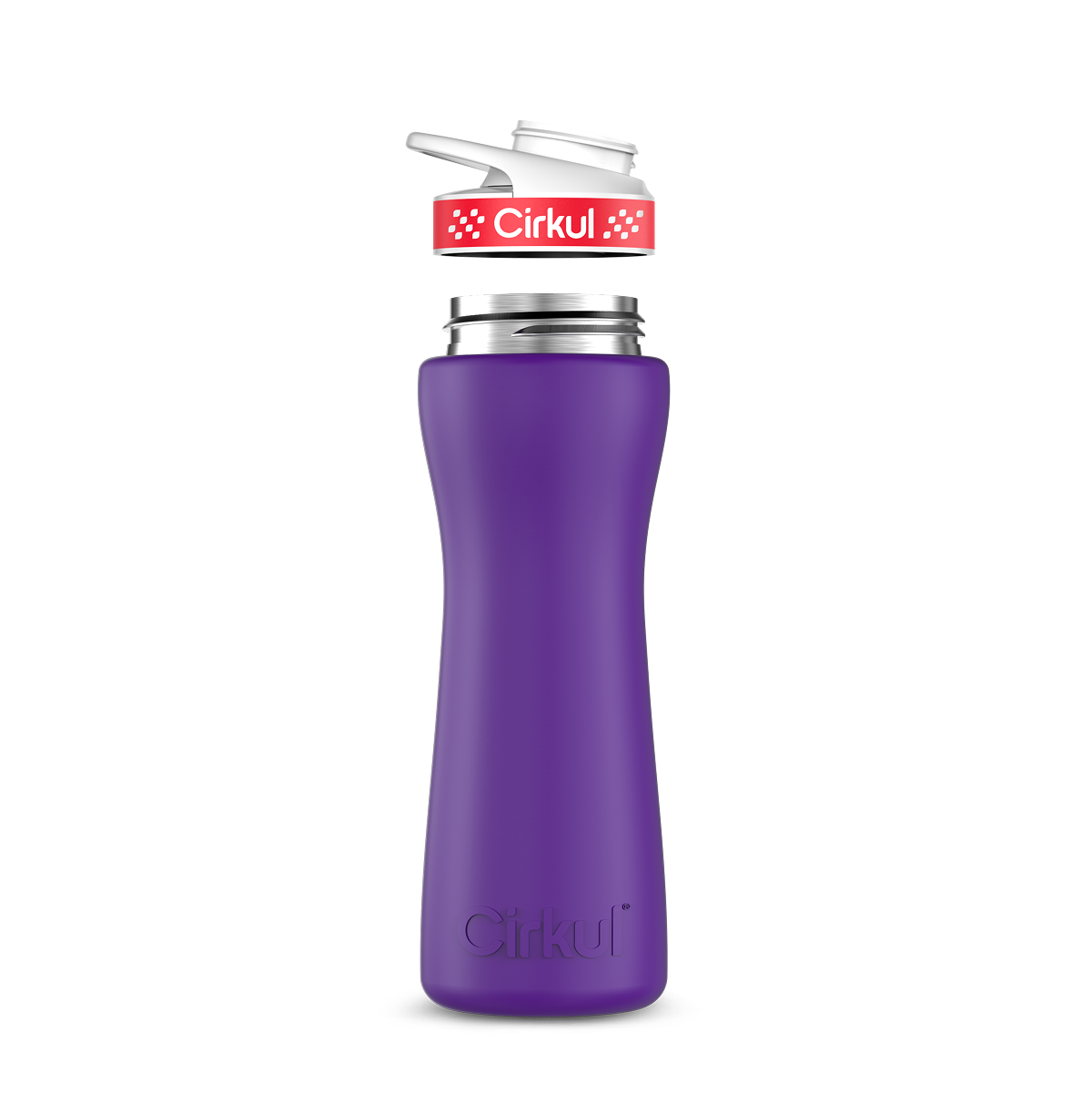 22oz. Stainless Steel Bottle & Comfort Grip Lid - Clean Grip