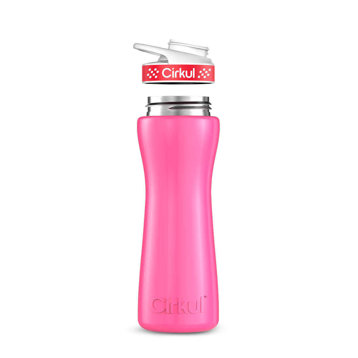 22oz. Stainless Steel Bottle & Comfort Grip Lid - Clean Grip