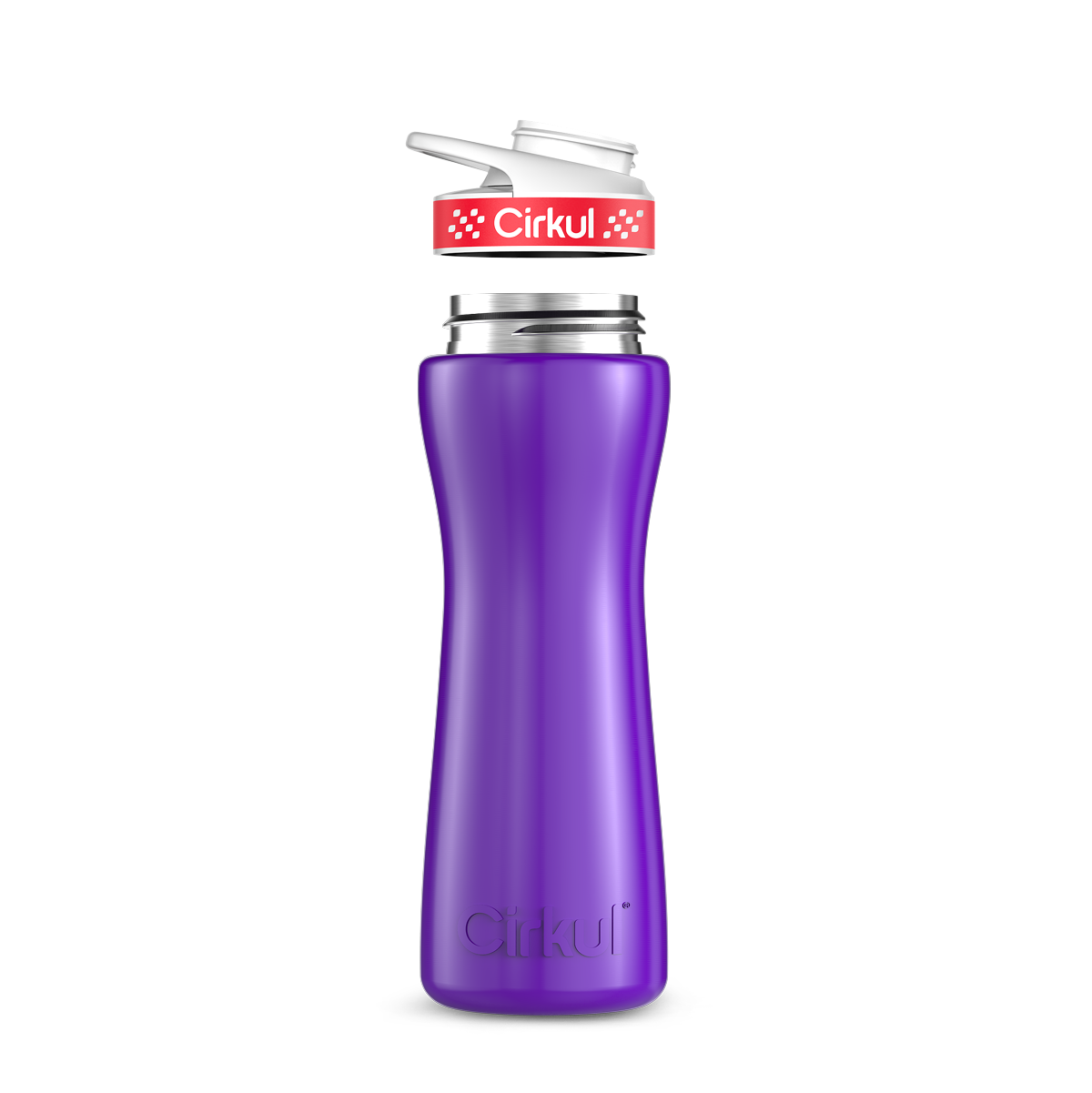 22oz. Stainless Steel Bottle & Comfort Grip Lid - Clean Grip