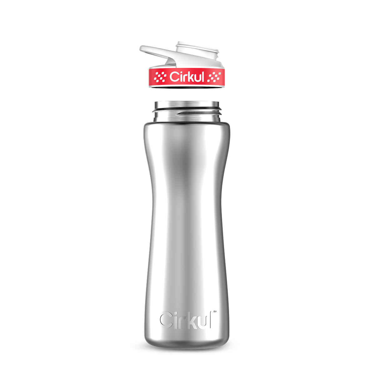 22oz. Stainless Steel Bottle & Comfort Grip Lid - Clean Grip