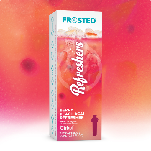 Frosted Berry Peach Acai Refresher - Mellow Brew